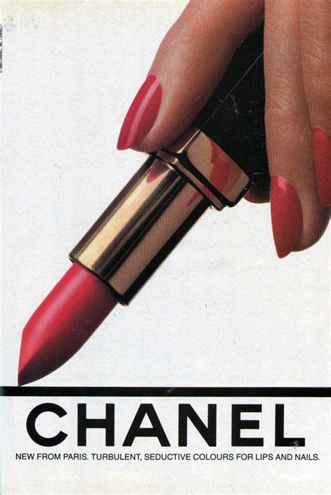 chanel lipstick ad 80s